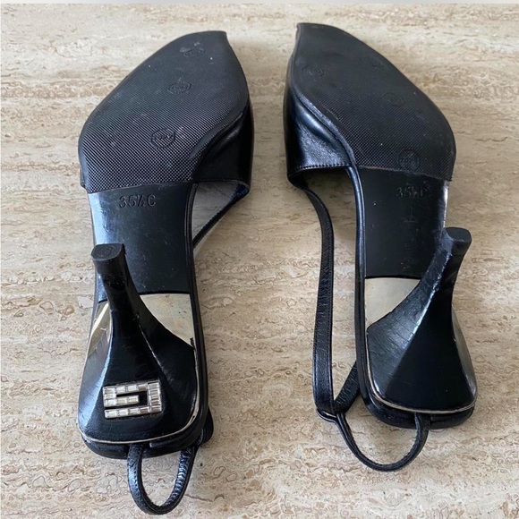 Gucci Tom Ford Black Slingback Heels